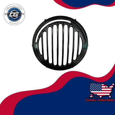 Headlight/Headlamp Grille Set (12 PCS) Fits for Royal Enfield Part Compatible with All New Classic 350 | Durable Headlamp Protection | Part Number SE/034 in Saudi Arabia