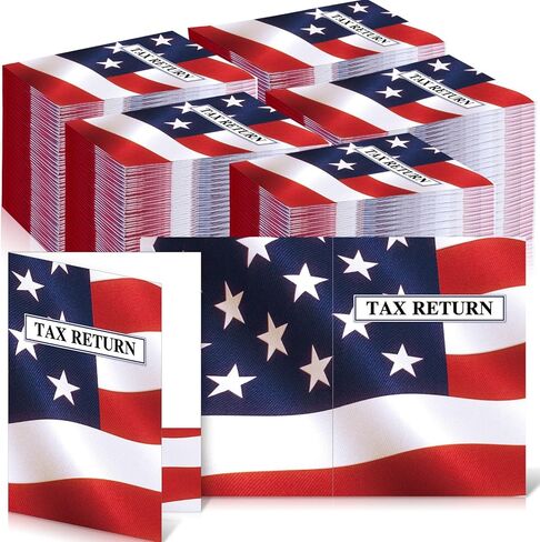 50 Pcs Tax Return Folders 9 X 12 Inch Two Pocket Tax Folders for Tax Preparers Paper File Folders Tax Organizer for Documents Letter in Saudi Arabia