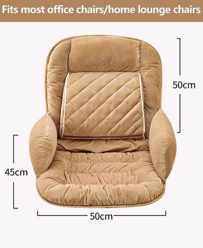 Office Chair Cushion for Desk Chair,Upgraded Lumbar Support Seat Cushion for Desk Chair Cushions for Dorm Desk Chair with Back(Grey) in Saudi Arabia