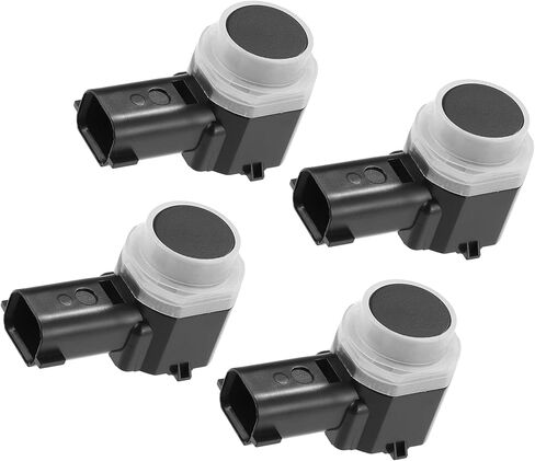 Motoforti 4 Pcs Reverse Parking Assist Sensor Compatible for Ford Explorer 2011-2015, for Ford Flex 2013-2019, Durable ABS Plastic Black Rear Bumper Parking Assist Sensor Long-Lasting in Saudi Arabia