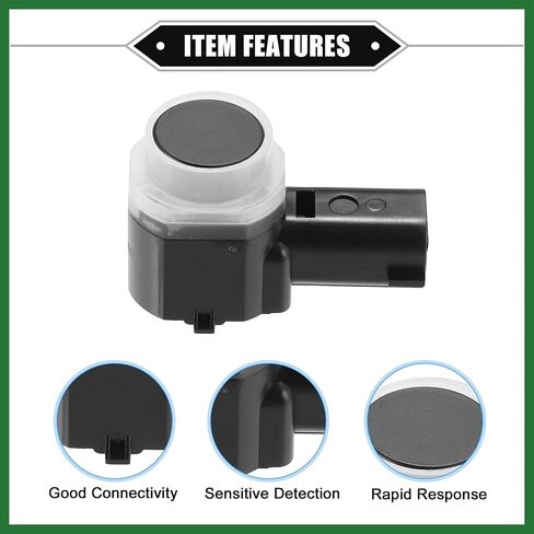 Motoforti 4 Pcs Reverse Parking Assist Sensor Compatible for Ford Explorer 2011-2015, for Ford Flex 2013-2019, Durable ABS Plastic Black Rear Bumper Parking Assist Sensor Long-Lasting in Saudi Arabia