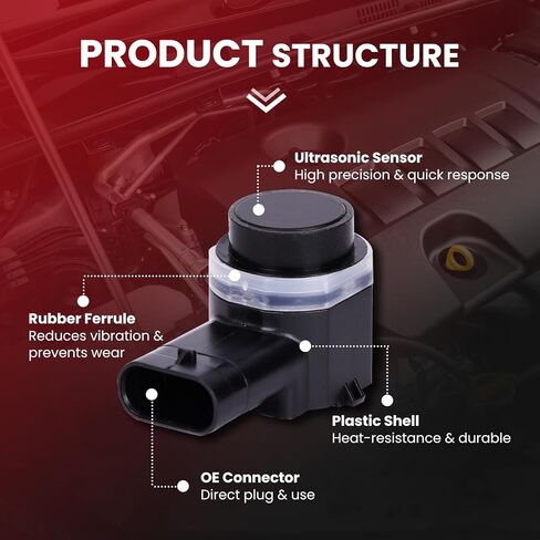 MOCA Reverse Backup Parking Assist Sensor & Parking Sensor Retainer Holder Replace Fit for Ford 2013-2016 Escape, 2015-2017 Transit, 2017 Transit Custom, 2015-2017 Transit-150 250 350 350 HD in Saudi Arabia