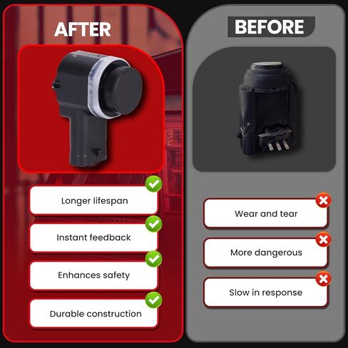 MOCA Reverse Backup Parking Assist Sensor & Parking Sensor Retainer Holder Replace Fit for Ford 2013-2016 Escape, 2015-2017 Transit, 2017 Transit Custom, 2015-2017 Transit-150 250 350 350 HD in Saudi Arabia