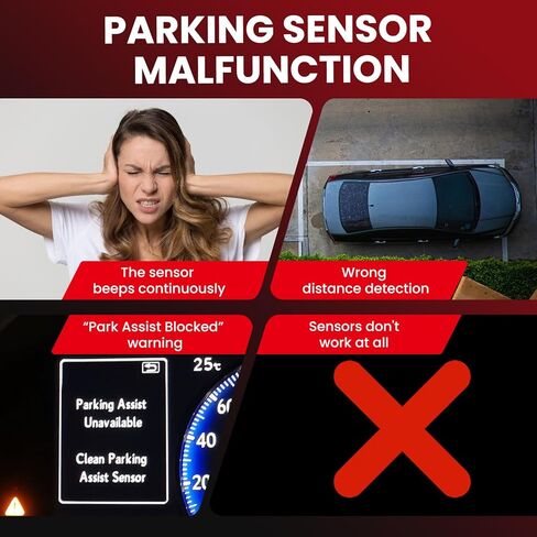 MOCA Reverse Backup Parking Assist Sensor & Parking Sensor Retainer Holder Replace Fit for Ford 2013-2016 Escape, 2015-2017 Transit, 2017 Transit Custom, 2015-2017 Transit-150 250 350 350 HD in Saudi Arabia