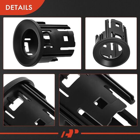 A-Premium Front Center Left Parking Assist Sensor Retainer Bezels Compatible with Ram Models - 1500 2019-2024, with Advanced Park Assist System in Saudi Arabia