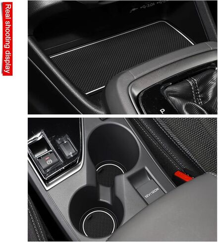 بطانة وحدة التحكم المركزية 18 قطعة من Smabee لسيارة Subaru Crosstrek Impreza 2026 2025 2024 حاملات أكواب لـ Crosstrek/Impreza 2025 2026 سجادة فتحة الباب ملحقات داخلية مضادة للغبار (أسود) in Kuwait