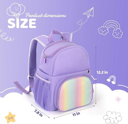 Backpack Bag Carrying Case Compatible with Toniebox/Toniebox 2 Audio Player, Tonies Figures, and Other Accessories (Purple) in Saudi Arabia
