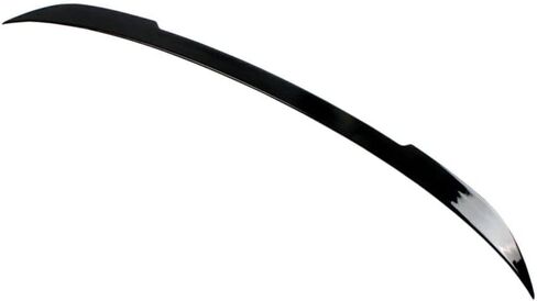 الجناح الخلفي للباب الخلفي الأوسط سبويلر مناسب لسيارات BMW X3 M40i/ 30i/ 30e/ G01 2018-2023 ملحقات خارجية للشفاه باللون الأسود اللامع على شكل حرف V in Saudi Arabia