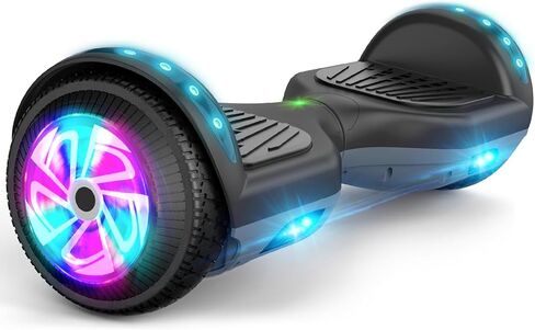 Self Balance Scooter 6.5" with Speaker and LED Lights Red in Kuwait
