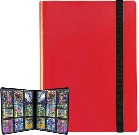 Trading Card Binder Holder, 9 Pockets Collection Card Album Sleeves for Baseball Yugioh MTG Cards, Collectable Sports Card Binder Storage Protection, 20 Pages Put up to 360 Cards (Black) in Kuwait