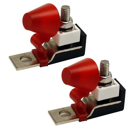 2Pack 58V Single Stud 5/16"(M8) Marine Rated Battery Fuse 350A, Terminal Fuse Block Kit with Fuse 350A for Boat RV Car Truck Cruise in Saudi Arabia