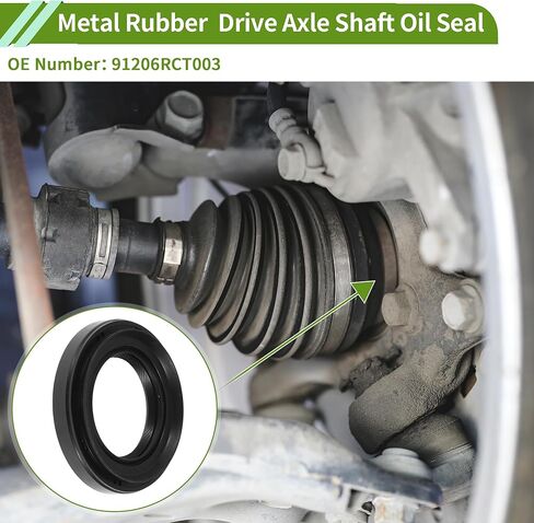 Drive Axle Shaft Oil Seal Right Differential Carrier Seal for Honda CR-V 2002-2007 for Honda Civic 2002-2015 No.91206RCT003 in Saudi Arabia