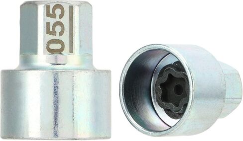 Anti Theft Lugnut Socket, Metal Wheel Lock Key Lug Nut Anti Theft Lugnut Socket Hub Replacement Wheel Lock Key Removal Kit for 1 3 5 6 7Series X1 X2 X3 X4 X5 X6 Z4 (055) in Saudi Arabia