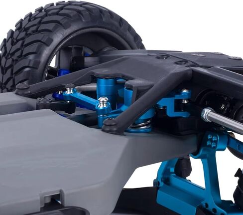 RC Modification Parts For Traxxas BL-2S For Slash 4x4 4WD Aluminum Steering Bellcrank And Drag Link Servo Saver Set RC Upgrade Parts(Blue) in Saudi Arabia