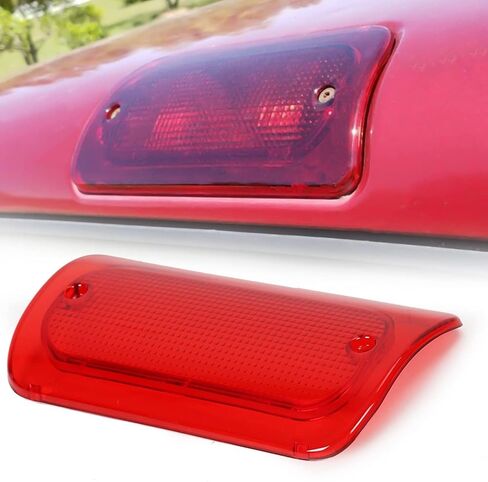 KUAFU 3rd Brake Light Lens Compatible with 1994-2004 Chevy S10 GMC Sonoma High Mount Stop Lamp Replacement for 16520296 (Standard or Crew Cab Only, Not Fit Extended Cab) in Saudi Arabia