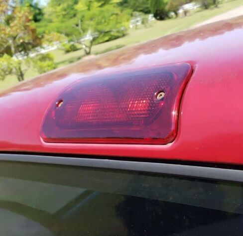 KUAFU 3rd Brake Light Lens Compatible with 1994-2004 Chevy S10 GMC Sonoma High Mount Stop Lamp Replacement for 16520296 (Standard or Crew Cab Only, Not Fit Extended Cab) in Saudi Arabia