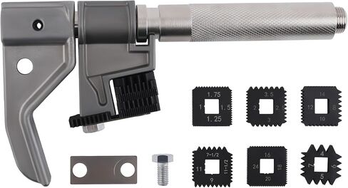 أداة إصلاح طارد الخيط الخارجي العالمي من maXpeedingrods 7402 لـ 1-1/4 بوصة إلى 5 بوصة O.D. مع 216884 مجموعة قوالب قياسية مكونة من 6 قوالب in Kuwait