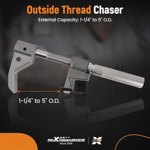 أداة إصلاح طارد الخيط الخارجي العالمي من maXpeedingrods 7402 لـ 1-1/4 بوصة إلى 5 بوصة O.D. مع 216884 مجموعة قوالب قياسية مكونة من 6 قوالب in Kuwait