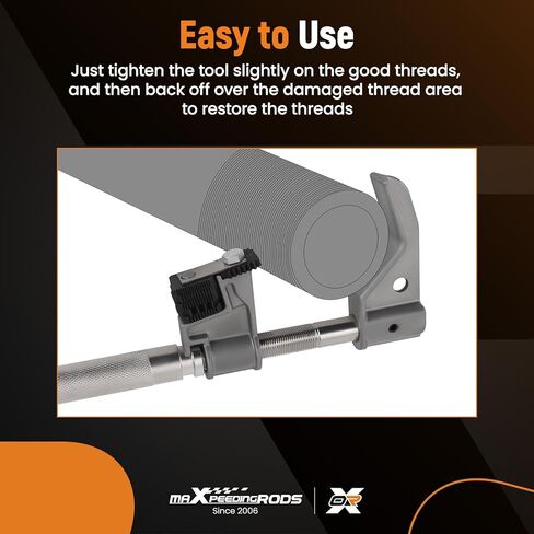 أداة إصلاح طارد الخيط الخارجي العالمي من maXpeedingrods 7402 لـ 1-1/4 بوصة إلى 5 بوصة O.D. مع 216884 مجموعة قوالب قياسية مكونة من 6 قوالب in Kuwait
