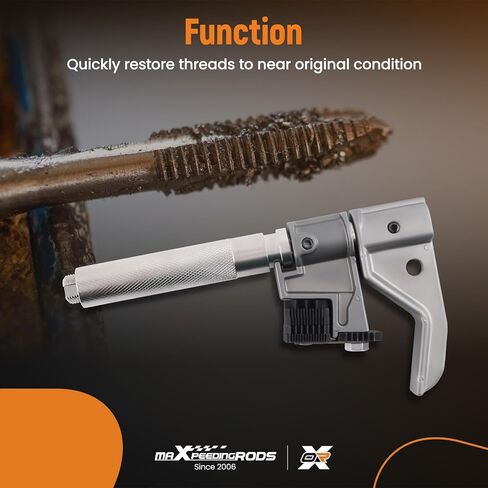 أداة إصلاح طارد الخيط الخارجي العالمي من maXpeedingrods 7402 لـ 1-1/4 بوصة إلى 5 بوصة O.D. مع 216884 مجموعة قوالب قياسية مكونة من 6 قوالب in Kuwait