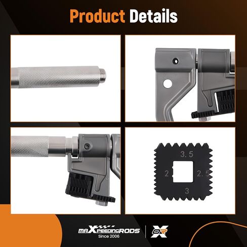 أداة إصلاح طارد الخيط الخارجي العالمي من maXpeedingrods 7402 لـ 1-1/4 بوصة إلى 5 بوصة O.D. مع 216884 مجموعة قوالب قياسية مكونة من 6 قوالب in Kuwait