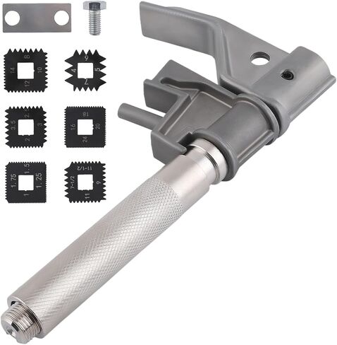 أداة إصلاح طارد الخيط الخارجي العالمي من maXpeedingrods 7402 لـ 1-1/4 بوصة إلى 5 بوصة O.D. مع 216884 مجموعة قوالب قياسية مكونة من 6 قوالب in Kuwait