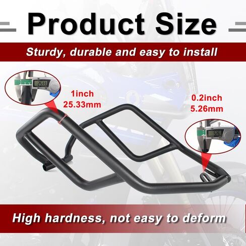 قضبان التصادم العلوية والسفلية من Xitomer متوافقة مع 2024 Tenere 700، XTZ690، XTZ 700 2019-2024 حارس محرك الدراجة النارية، واقي الخزان العلوي للأسفل، قضبان التصادم in Saudi Arabia