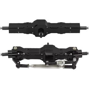 RC Car Front Rear Axle Compatible with WPL C74 1/16 C14 C24 C34 C54 B14 B24 for Feiyu for for JJRC 1/10 RC Car Spare Parts Metal Upgrade Front Rear Axle Assembly(Silver) in Kuwait