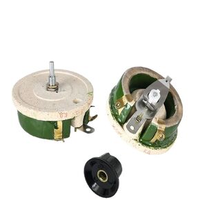 150w BC1 High Power Wirewound Potentiometer Rotary Rheostat Disk Ceramic Variable Resistor 10R 20R 50R 100R 200R 300R(500R) in Kuwait