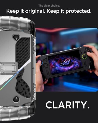 Miimall Clear Case for Lenovo Legion Go,Soft TPU Full Protection Anti-Fingerprint Protective Cover Case for Lenovo Legion Go Gaming Handheld(Clear) in Saudi Arabia