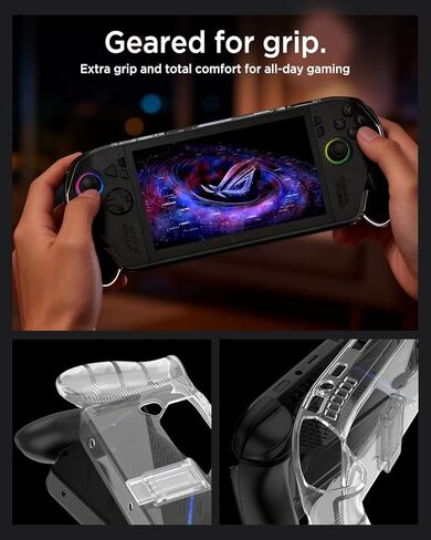 Miimall Clear Case for Lenovo Legion Go,Soft TPU Full Protection Anti-Fingerprint Protective Cover Case for Lenovo Legion Go Gaming Handheld(Clear) in Saudi Arabia