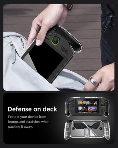 Miimall Clear Case for Lenovo Legion Go,Soft TPU Full Protection Anti-Fingerprint Protective Cover Case for Lenovo Legion Go Gaming Handheld(Clear) in Saudi Arabia