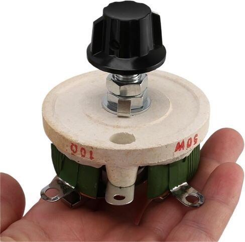 1pc AS95-5X 50W 10 Ohm Potentiometer Variable Taper Pot Resistor Rheostat in Saudi Arabia