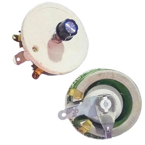 150w BC1 High Power Wirewound Potentiometer Rotary Rheostat Disk Ceramic Variable Resistor 10R 20R 50R 100R 200R 300R(500R) in Saudi Arabia