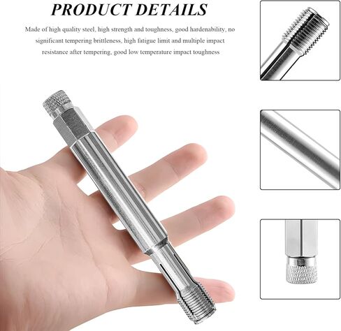 14mm Back Tap Spark Plug Thread Repair Tool, M14x1.25 Thread Chase Tap for Repairing Damaged Threads, Spark Plug Thread Repair Tool Keeps Metal Shavings Out of Cylinder in Kuwait