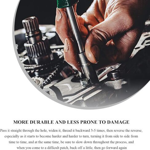 14mm Back Tap Spark Plug Thread Repair Tool, M14x1.25 Thread Chase Tap for Repairing Damaged Threads, Spark Plug Thread Repair Tool Keeps Metal Shavings Out of Cylinder in Kuwait