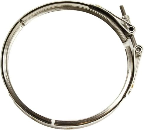 Mytee Products 6.97 بوصة Turbo Clamp - مشبك عادم شاحن توربيني من الفولاذ المقاوم للصدأ على شكل حرف V يحل محل 4041107 4041107CUM CUM4041107 in Kuwait