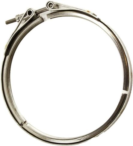 Mytee Products 6.97 بوصة Turbo Clamp - مشبك عادم شاحن توربيني من الفولاذ المقاوم للصدأ على شكل حرف V يحل محل 4041107 4041107CUM CUM4041107 in Saudi Arabia