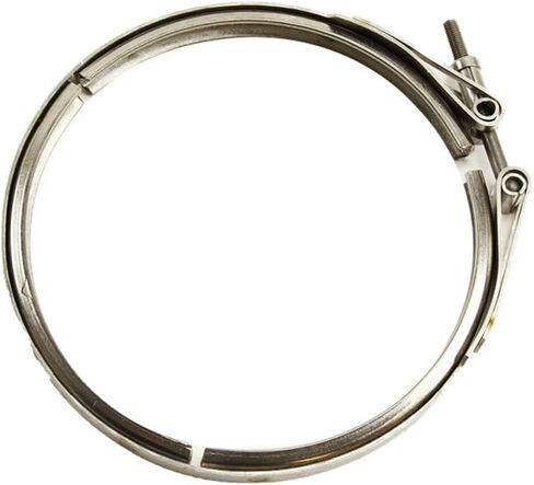 Mytee Products 6.97 بوصة Turbo Clamp - مشبك عادم شاحن توربيني من الفولاذ المقاوم للصدأ على شكل حرف V يحل محل 4041107 4041107CUM CUM4041107 in Saudi Arabia