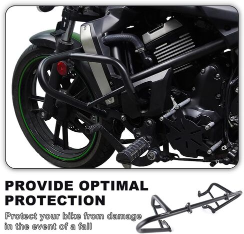 Xitomer Crash Bar Compatible with 2025 Vulcan S 650 VN650 / ABS Engine Guard Fit for Vulcan S VN650 Cafe ABS 2016-2025 Steel Protector Engine Bar Bumper Guards in Saudi Arabia