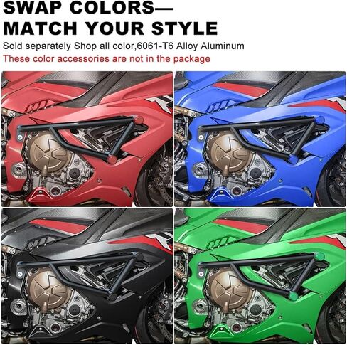 Motorcycle Stunt Cage Engine Guard for BMW S1000RR 2019-2022 S1000RRM 2022 Crash Bar Bumpers Fairing Protector Race Rail in Saudi Arabia