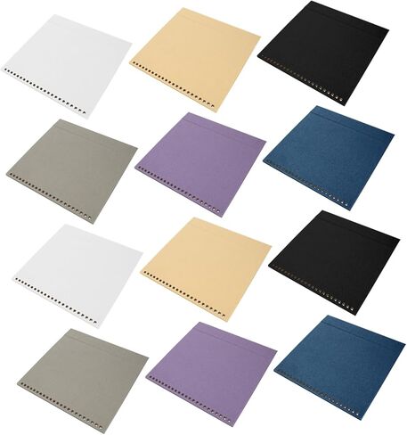 10Pcs Iridescent Calendar Base Rack with Design for DIY Desk Calendar Blank Base for Handmade Calendars for Home Office School Use in Saudi Arabia