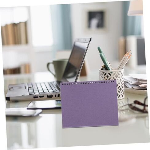 10Pcs Iridescent Calendar Base Rack with Design for DIY Desk Calendar Blank Base for Handmade Calendars for Home Office School Use in Saudi Arabia