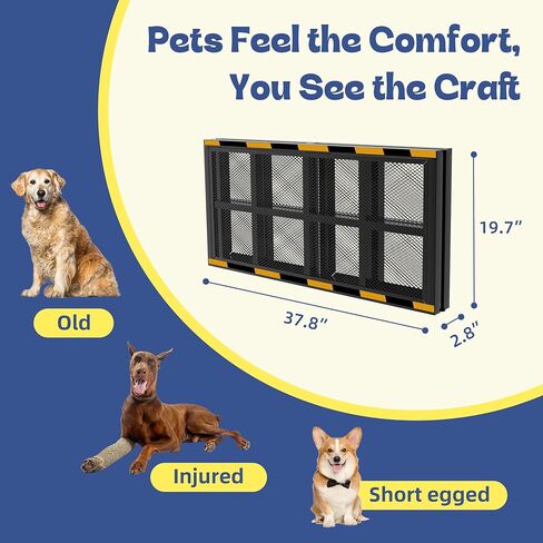 Wooden Folding Dog Ramp for Bed iPetba Non-Slip Adjustable Pet Ramp for Couch for Small Medium Doggie 31.5" Long 4 Levels H9.5 to 18.5" with 5 Paw Traction Mat Cat Ramps for Car Sofa (Up to 40 Lbs) in Saudi Arabia
