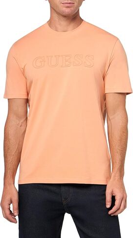 GUESS Men's Eco Alphy Tee, Jet Black A996, XXL in Saudi Arabia
