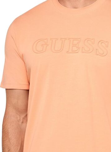 GUESS Men's Eco Alphy Tee, Jet Black A996, XXL in Saudi Arabia
