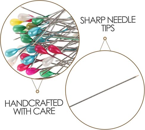 200Pcs Colorful Ball Head Pins for DIY Sewing Quilting and Craft Projects Sharp Needle Tips for Easy Fabric Penetration for Knitting and Jewelry Making in Saudi Arabia