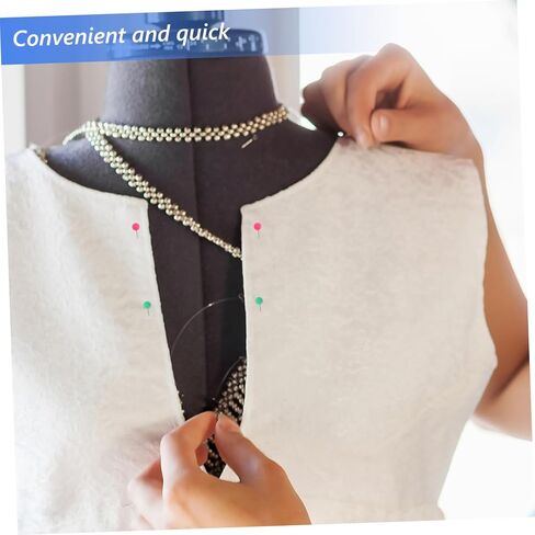 4 قطعة دبابيس رأس اللؤلؤ دبابيس الأمان DIY بها بنفسك مجوهرات التطريز لحاف صنع الإبر المستقيمة للحرف اليدوية in Saudi Arabia