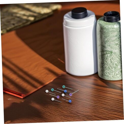 4 قطعة دبابيس رأس اللؤلؤ دبابيس الأمان DIY بها بنفسك مجوهرات التطريز لحاف صنع الإبر المستقيمة للحرف اليدوية in Saudi Arabia