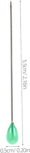 200Pcs Colorful Head Pins for DIY Sewing Sharp Needle Tips Convenient Design Versatile for Quilting Jewelry Making and Crafting Projects Mixed Pearl and Colored Heads in Saudi Arabia